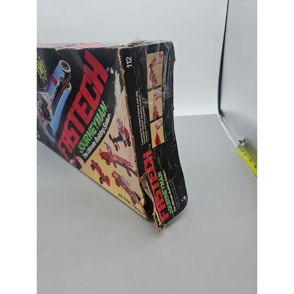 VINTAGE Prior‎ LEGO SCHAPER FASTECH JOURNEYMAN Kids Building Manual Not Complete